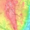 Топографическая карта Loudonville, высота, рельеф