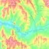 Топографическая карта Сакмарский сельсовет, высота, рельеф
