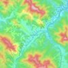 Топографическая карта Llodio, высота, рельеф