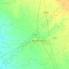 Топографическая карта Thanesar, высота, рельеф