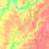 Топографическая карта Борисовское сельское поселение, высота, рельеф