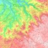 Топографическая карта Oza-Cesuras, высота, рельеф