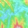Топографическая карта Les Pilles, высота, рельеф