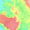 Топографическая карта Genoni, высота, рельеф