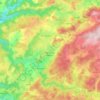 Топографическая карта Castelnau-de-Brassac, высота, рельеф