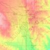 Топографическая карта Wichita, высота, рельеф