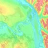 Топографическая карта Новомальтинское сельское поселение, высота, рельеф