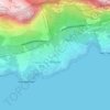 Топографическая карта Форос, высота, рельеф