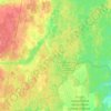Топографическая карта Дружногорское городское поселение, высота, рельеф