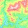 Топографическая карта Mussomeli, высота, рельеф
