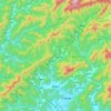 Топографическая карта 新昌乡, высота, рельеф