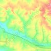 Топографическая карта Мамалаевский сельсовет, высота, рельеф