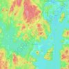 Топографическая карта Муураме, высота, рельеф