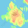 Топографическая карта King William Island, высота, рельеф