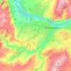 Топографическая карта Заводский район, высота, рельеф