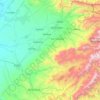 Топографическая карта Камашинский район, высота, рельеф