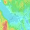 Топографическая карта Бородинское, высота, рельеф