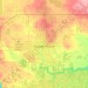 Топографическая карта Grande Prairie, высота, рельеф
