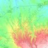 Топографическая карта Ароматновское сельское поселение, высота, рельеф