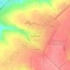 Топографическая карта Городище, высота, рельеф