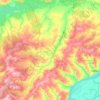 Топографическая карта Бима, высота, рельеф