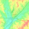 Топографическая карта Augusta, высота, рельеф