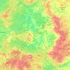 Топографическая карта Бежецкий муниципальный округ, высота, рельеф