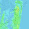 Топографическая карта Fernandina Beach, высота, рельеф