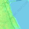 Топографическая карта Palm Shores, высота, рельеф