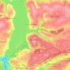 Топографическая карта Заводской район, высота, рельеф