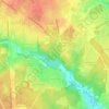 Топографическая карта Суханово, высота, рельеф