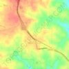 Топографическая карта Heath Springs, высота, рельеф