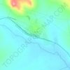 Топографическая карта Этыркэн, высота, рельеф