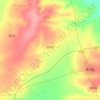 Топографическая карта Лаодун, высота, рельеф