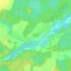 Топографическая карта Рованичская Слобода, высота, рельеф