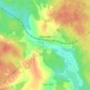 Топографическая карта Шуваево, высота, рельеф