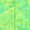 Топографическая карта Eatonville, высота, рельеф