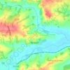 Топографическая карта Bodiam, высота, рельеф