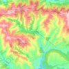 Топографическая карта Peranzanes, высота, рельеф