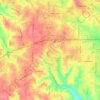 Топографическая карта Ellisville, высота, рельеф
