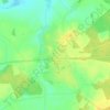 Топографическая карта Бобовня, высота, рельеф