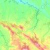 Топографическая карта Marvão, высота, рельеф