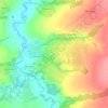 Топографическая карта Еласы, высота, рельеф