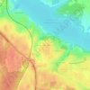 Топографическая карта Большая Чёрная, высота, рельеф