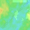 Топографическая карта Костылево, высота, рельеф