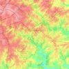 Топографическая карта Spartanburg, высота, рельеф