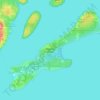 Топографическая карта Madeline Island, высота, рельеф