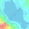 Топографическая карта Большое Горькое Озеро, высота, рельеф