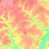 Топографическая карта Доманичское сельское поселение, высота, рельеф