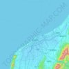 Топографическая карта Ниигата, высота, рельеф